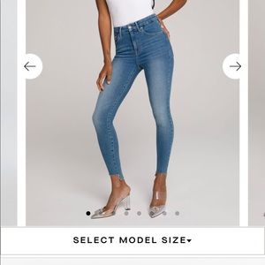 Good legs step hem good American jeans